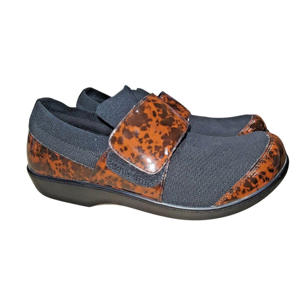 Traq by Alegria Qwik Women's Walking Sneakers Black Tortoise  41 US 10.5-11